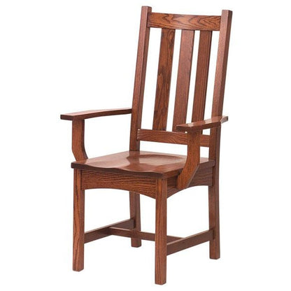 Amish USA Made Handcrafted Vintage Mission Chair sold by Online Amish Furniture LLC