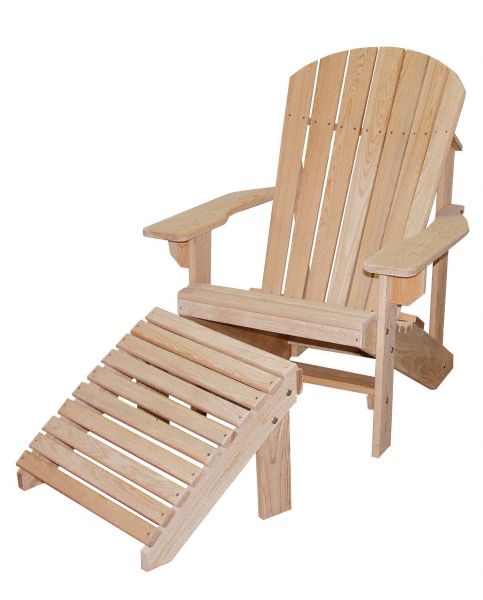 Amish USA Made Handcrafted Cypress Adirondack Chair sold by Online Amish Furniture LLC