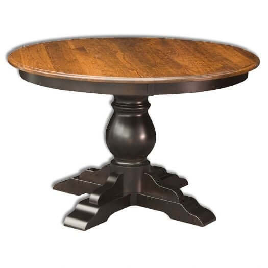 Amish USA Made Handcrafted Albany Pedestal Table sold by Online Amish Furniture LLC