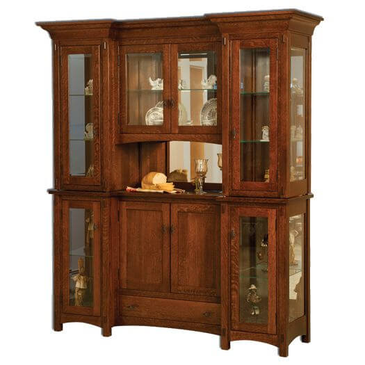 Amish USA Made Handcrafted Alvada Hutch sold by Online Amish Furniture LLC