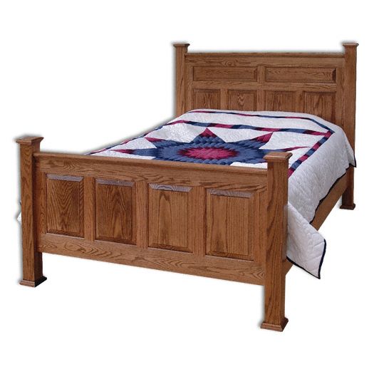 Amish USA Made Handcrafted Country Deluxe Bed sold by Online Amish Furniture LLC