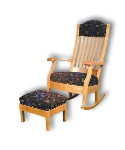 Amish USA Made Handcrafted Auntie's Rocker sold by Online Amish Furniture LLC