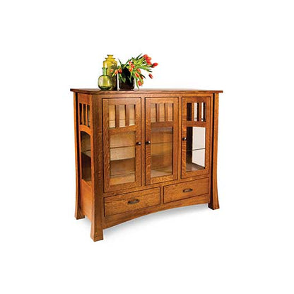 Amish USA Made Handcrafted Carverdale High Buffet sold by Online Amish Furniture LLC
