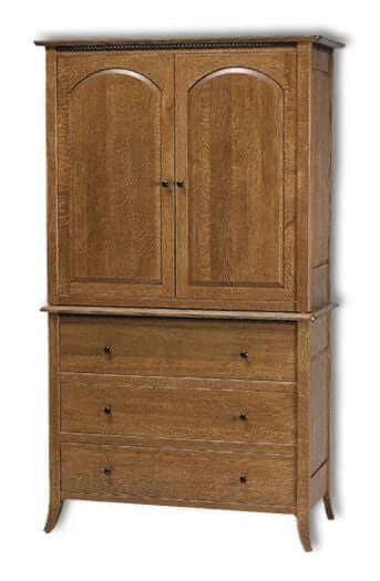 Amish USA Made Handcrafted Bunker Hill Armoire sold by Online Amish Furniture LLC