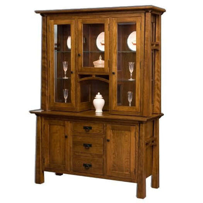Amish USA Made Handcrafted Artesa Hutch sold by Online Amish Furniture LLC