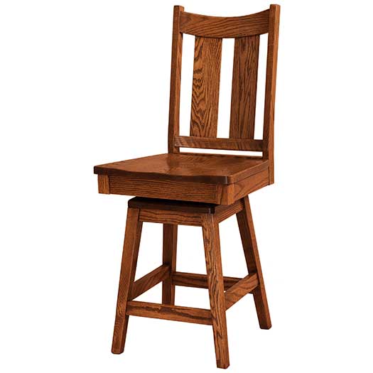 Amish USA Made Handcrafted Aspen Bar Stool sold by Online Amish Furniture LLC