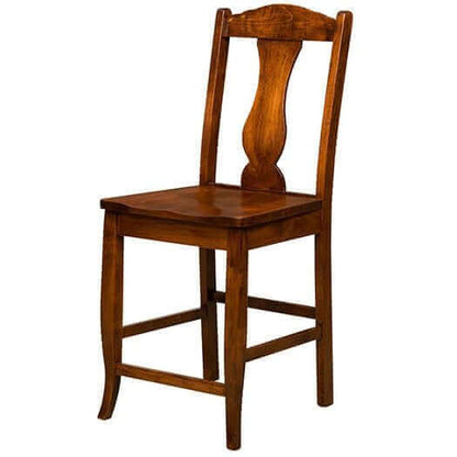 Amish USA Made Handcrafted Austin Bar Stool sold by Online Amish Furniture LLC