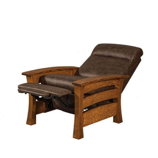 Amish mission style discount recliner