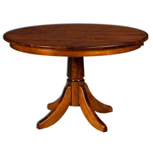 Amish USA Made Handcrafted Baytown Single Pedestal table sold by Online Amish Furniture LLC
