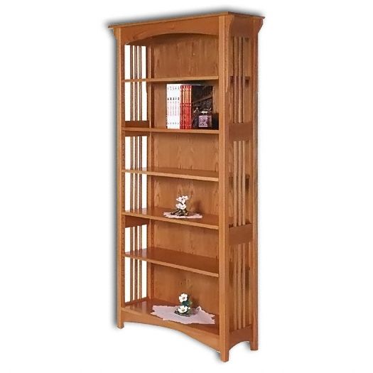 Amish USA Made Handcrafted Landmark Open Bookcases sold by Online Amish Furniture LLC