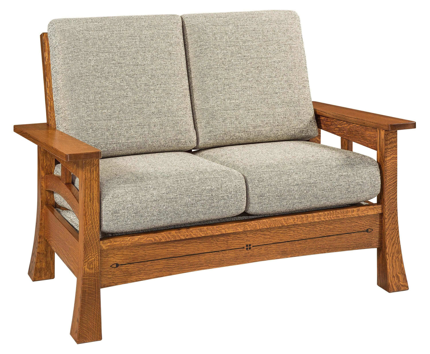 Amish USA Made Handcrafted Brady Loveseat sold by Online Amish Furniture LLC