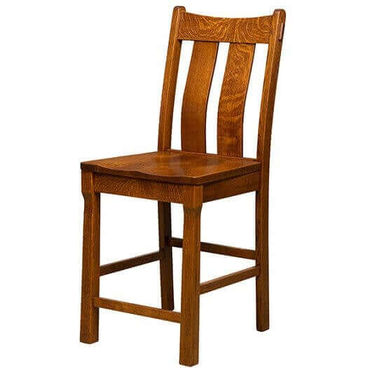 Amish USA Made Handcrafted Beaumont Bar Stool sold by Online Amish Furniture LLC