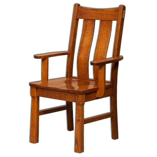 Amish USA Made Handcrafted Beaumont Chair sold by Online Amish Furniture LLC