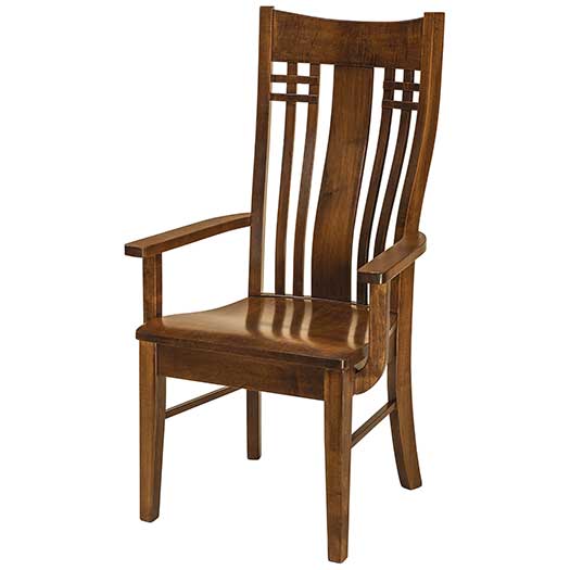 Amish USA Made Handcrafted Bennett Chair sold by Online Amish Furniture LLC
