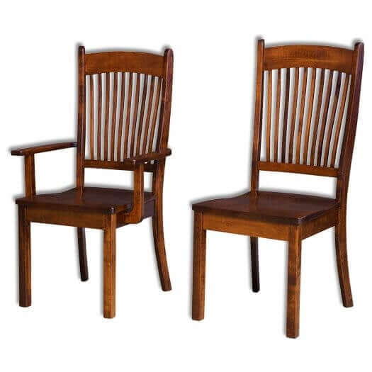 Amish USA Made Handcrafted Benton Dining Chair sold by Online Amish Furniture LLC