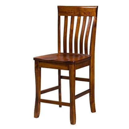Amish USA Made Handcrafted Berkley Bar Stool sold by Online Amish Furniture LLC