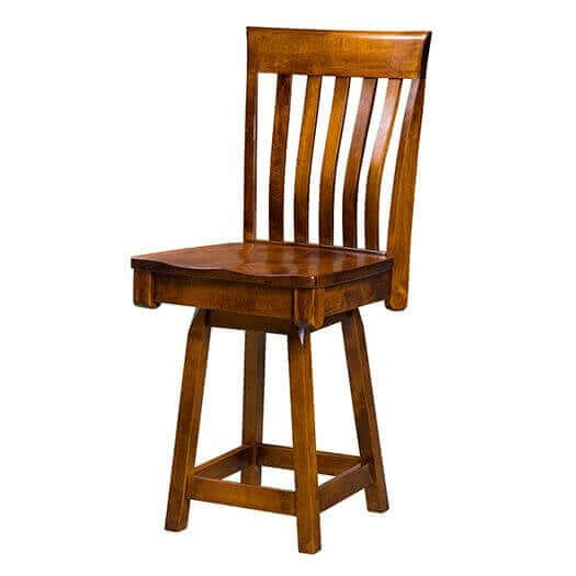 Amish USA Made Handcrafted Berkley Bar Stool sold by Online Amish Furniture LLC