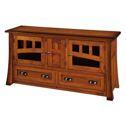 Amish USA Made Handcrafted Brayfort TV Cabinet sold by Online Amish Furniture LLC