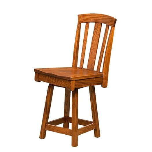Amish USA Made Handcrafted Brady Bar Stool sold by Online Amish Furniture LLC