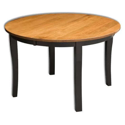 Brady solid wood leg dining table