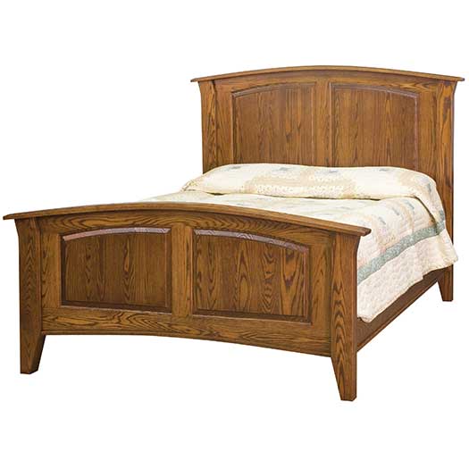 Amish USA Made Handcrafted Brookside Shaker Bed sold by Online Amish Furniture LLC
