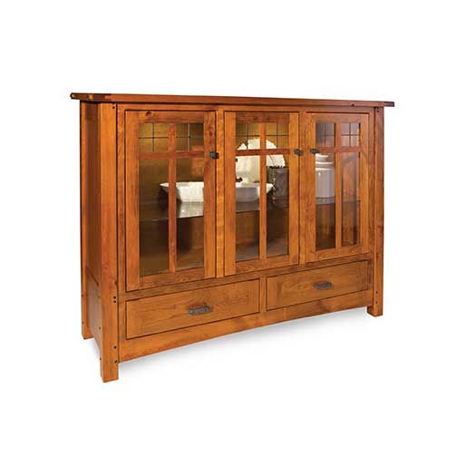 Amish USA Made Handcrafted Brunswick High Buffet sold by Online Amish Furniture LLC