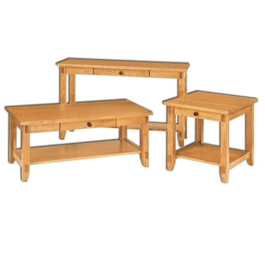 Amish USA Made Handcrafted Bungalow Occasional Tables sold by Online Amish Furniture LLC