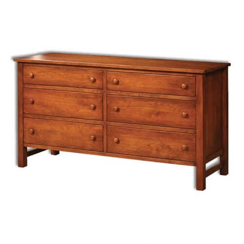 Amish USA Made Handcrafted Cabin Creek 6 Drawer Dresser sold by Online Amish Furniture LLC