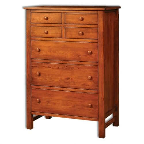 Amish USA Made Handcrafted Cabin Creek Tall Boy Chest sold by Online Amish Furniture LLC