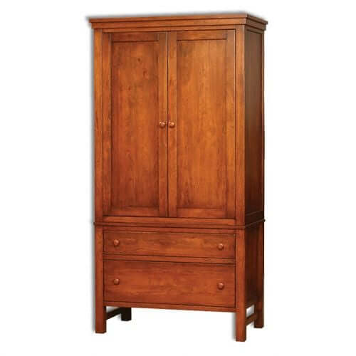 Amish USA Made Handcrafted Cabin Creek Armoire sold by Online Amish Furniture LLC