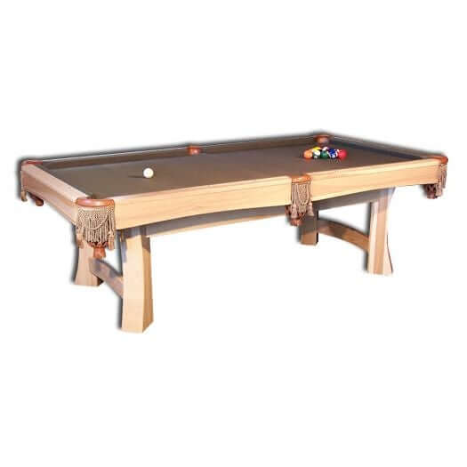 Amish USA Made Handcrafted Caledonia Billiard Table sold by Online Amish Furniture LLC