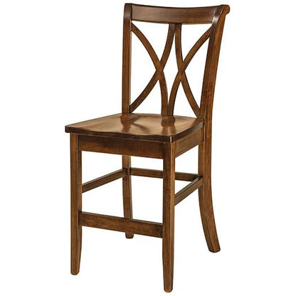 Amish USA Made Handcrafted Callahan Bar Stool sold by Online Amish Furniture LLC