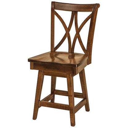 Amish USA Made Handcrafted Callahan Bar Stool sold by Online Amish Furniture LLC