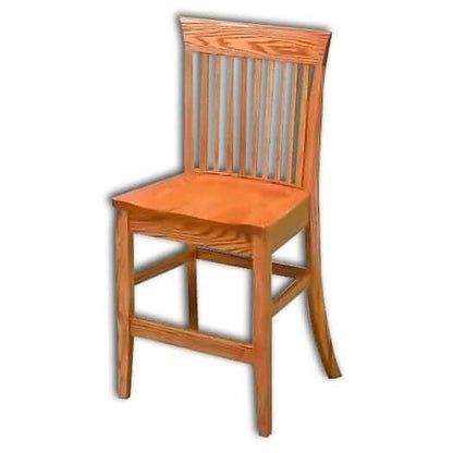 Amish USA Made Handcrafted Carlisle Bar Stool sold by Online Amish Furniture LLC
