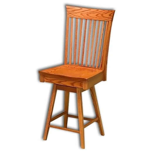 Amish USA Made Handcrafted Carlisle Bar Stool sold by Online Amish Furniture LLC
