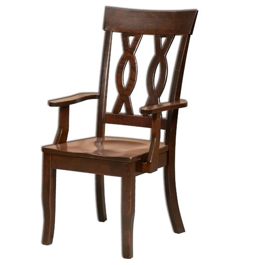 Amish USA Made Handcrafted Carson Traditional Chair sold by Online Amish Furniture LLC