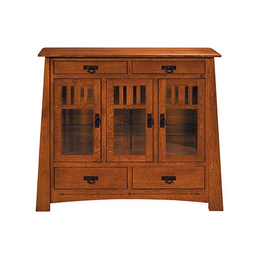 Amish USA Made Handcrafted Carverdale High Buffet sold by Online Amish Furniture LLC