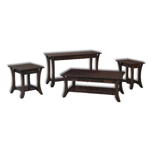 Amish USA Made Handcrafted Catalina Occasional Tables sold by Online Amish Furniture LLC