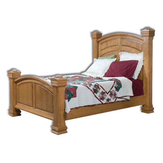 Amish USA Made Handcrafted Charleston Collection Bed sold by Online Amish Furniture LLC