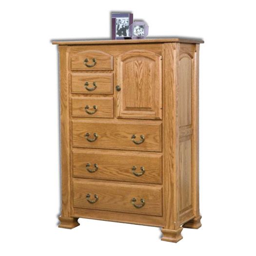 Amish USA Made Handcrafted Charleston Door Chest sold by Online Amish Furniture LLC
