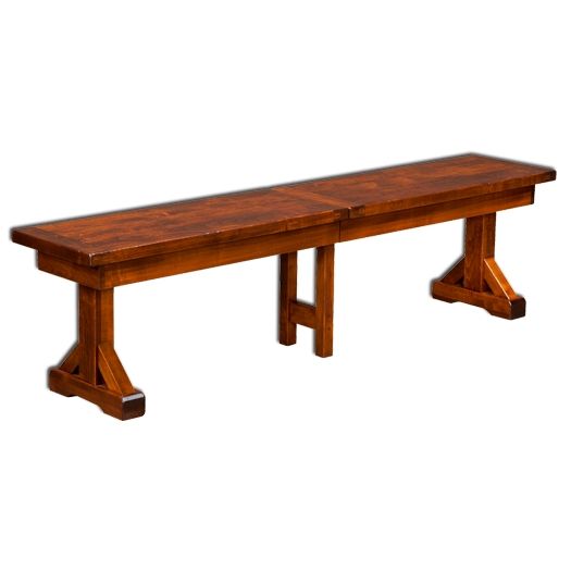 Amish USA Made Handcrafted Chesapeake Extenda Bench sold by Online Amish Furniture LLC