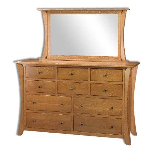 Amish USA Made Handcrafted Caledonia 10 Drawer Dresser sold by Online Amish Furniture LLC