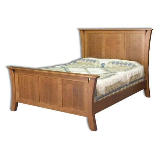 Amish USA Made Handcrafted Caledonia Panel Bed sold by Online Amish Furniture LLC