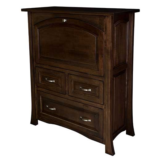 Amish USA Made Handcrafted Conrad Secretary Desk sold by Online Amish Furniture LLC