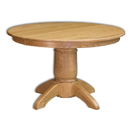 Amish USA Made Handcrafted Tuscan Single Pedestal Table sold by Online Amish Furniture LLC