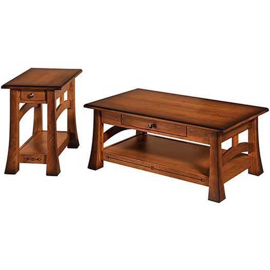 Amish USA Made Handcrafted Brady Occasional Tables sold by Online Amish Furniture LLC