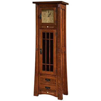 Amish USA Made Handcrafted Morgan Clock sold by Online Amish Furniture LLC