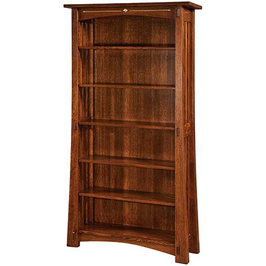Amish USA Made Handcrafted Mesa Open Bookcase sold by Online Amish Furniture LLC