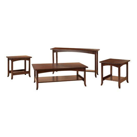Amish USA Made Handcrafted Lakeshore Occasional Tables sold by Online Amish Furniture LLC