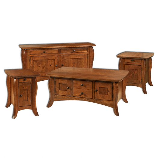 Amish USA Made Handcrafted Quincy Occasional Tables sold by Online Amish Furniture LLC